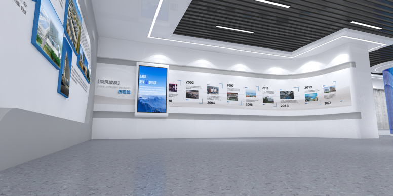 滑轨屏-互动滑轨屏-展厅多媒体滑轨屏