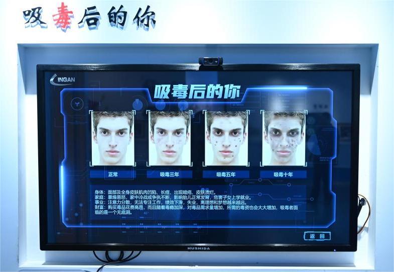 模拟吸毒人脸变化软件-禁毒科普软件-禁毒防艾互动软件