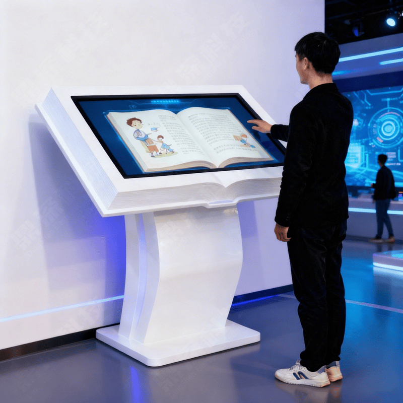 电子翻书一体机互动展示场景 电子翻书一体机互动展示场景