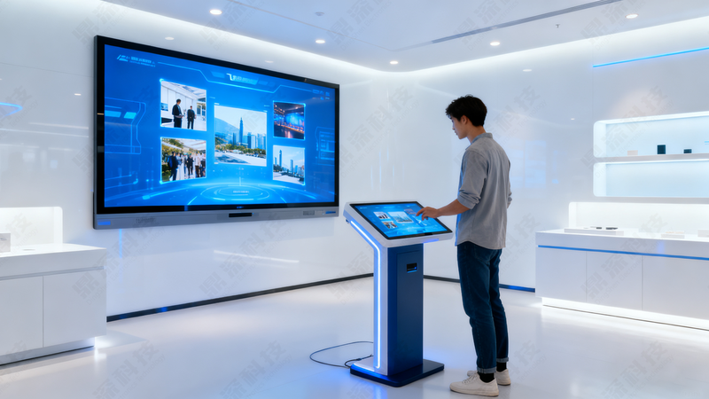 展厅飞屏互动效果图 展厅飞屏互动效果图