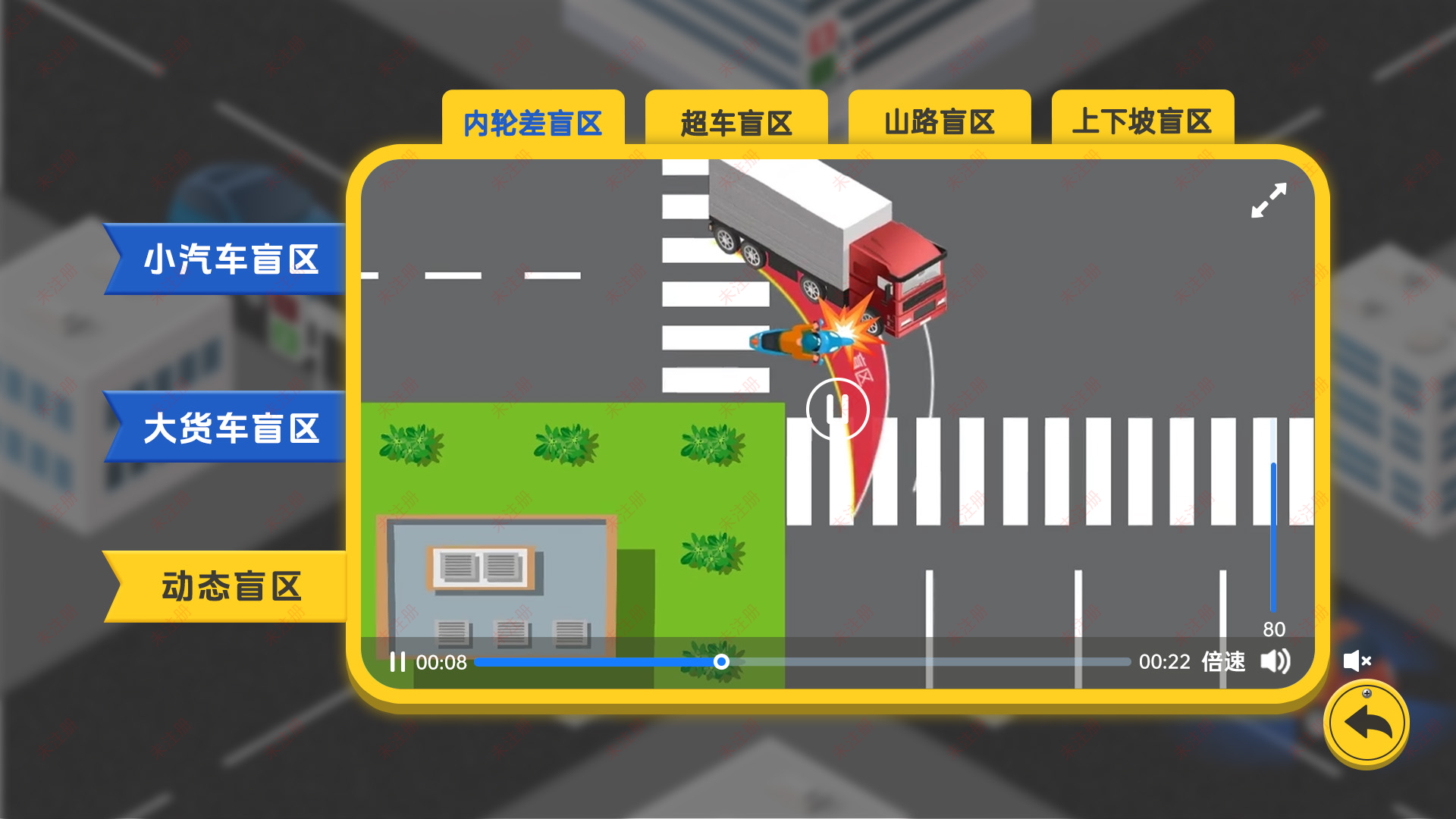 车辆盲区知识科普系统|交通安全科普馆互动装置|多媒体互动科普 车辆盲区知识科普系统|交通安全科普馆互动装置|多媒体互动科普