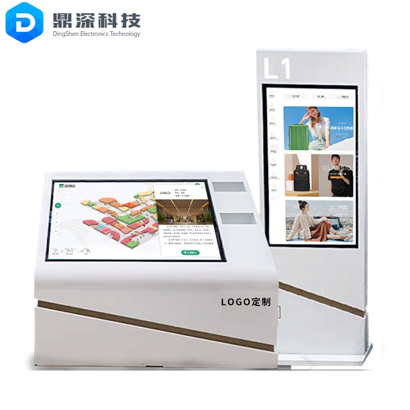 商场触摸屏智能导航软件-商场3D导视系统-商场自助查询导航终端