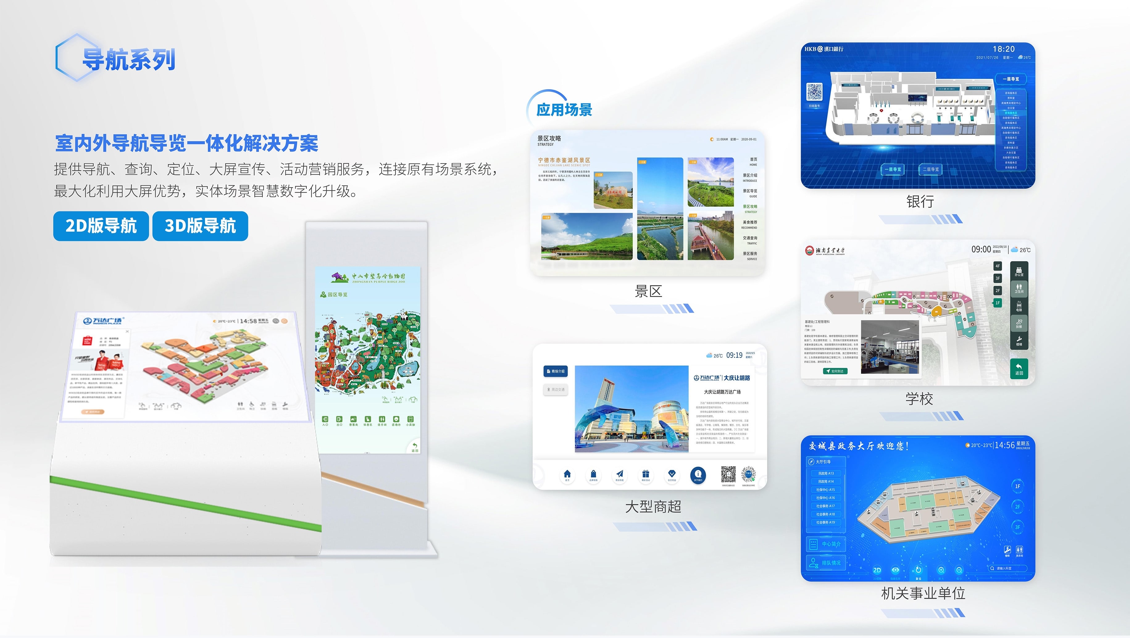 室内3D导航软件|商场导视系统|智能商场索引电子导购系统
