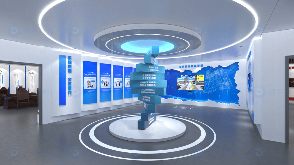 普法展厅设计公司_法治教育展厅解决方案_互动普法设备按需定制